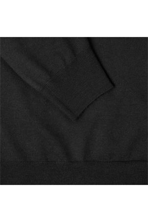 Polo in lana vergine nero PAOLO PECORA | A010F0019000
